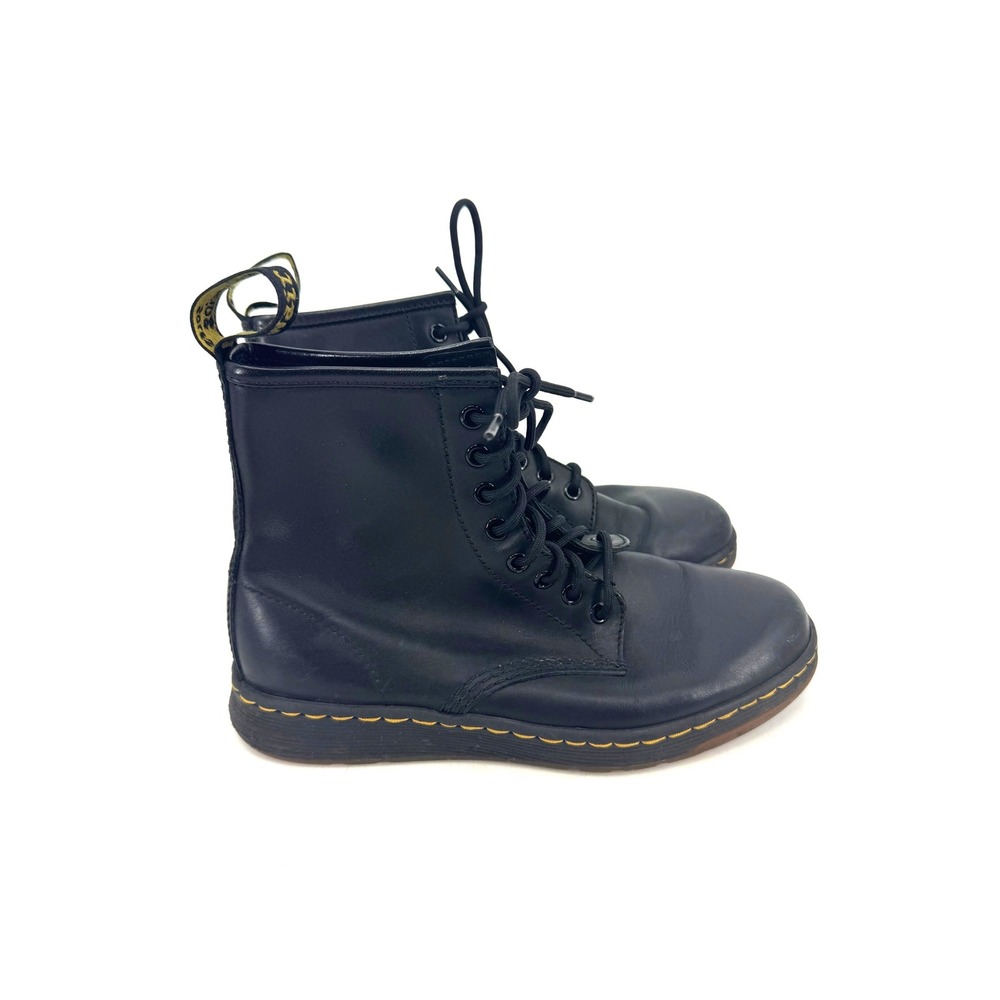 Dr. Martens 1460 Virginia Leather Black Lace Up‎ Combat Boots Women 8 US L - Picture 2 of 5